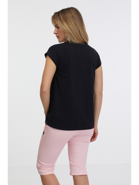 Sam 73 Černé dámské basic tričko SAM 73 Miranda