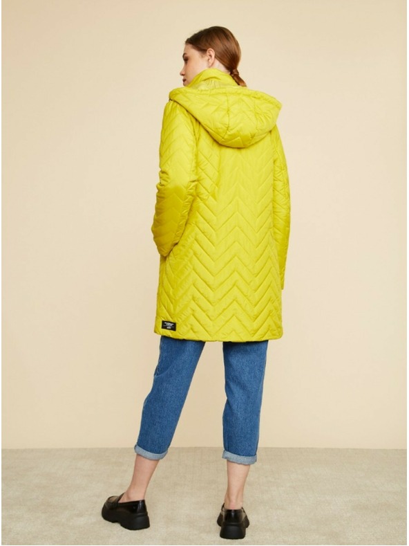 ZOOT.lab Zelenožlutý dámský prošívaný kabát ZOOT.lab Molly