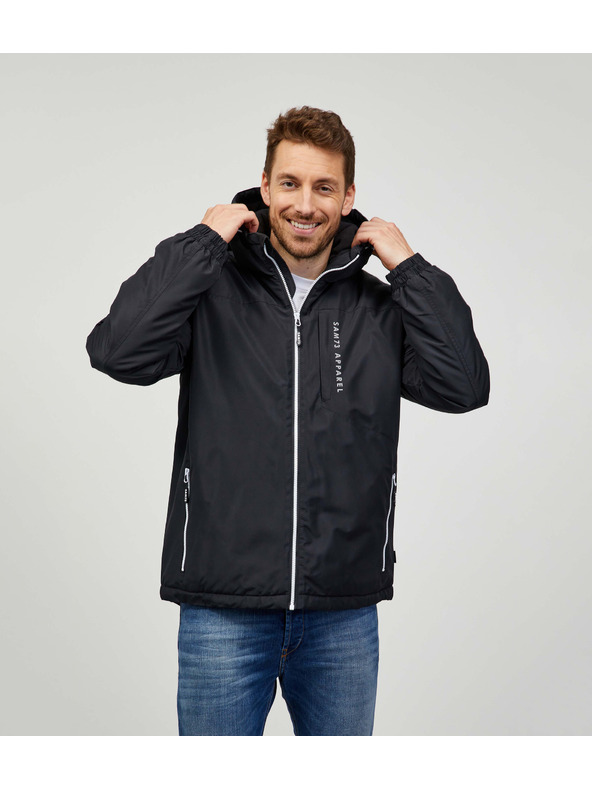 Sam 73 Černá pánská lehká bunda SAM 73 Sigmund