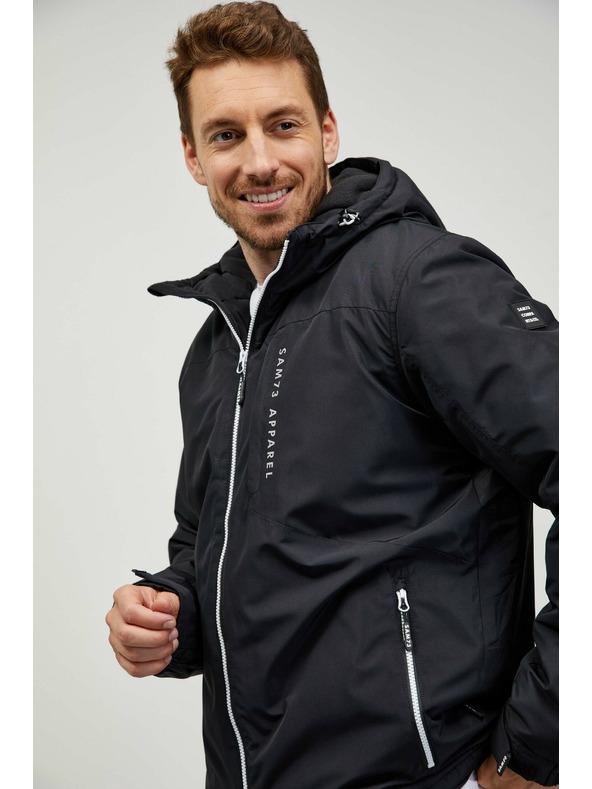 Sam 73 Černá pánská lehká bunda SAM 73 Sigmund