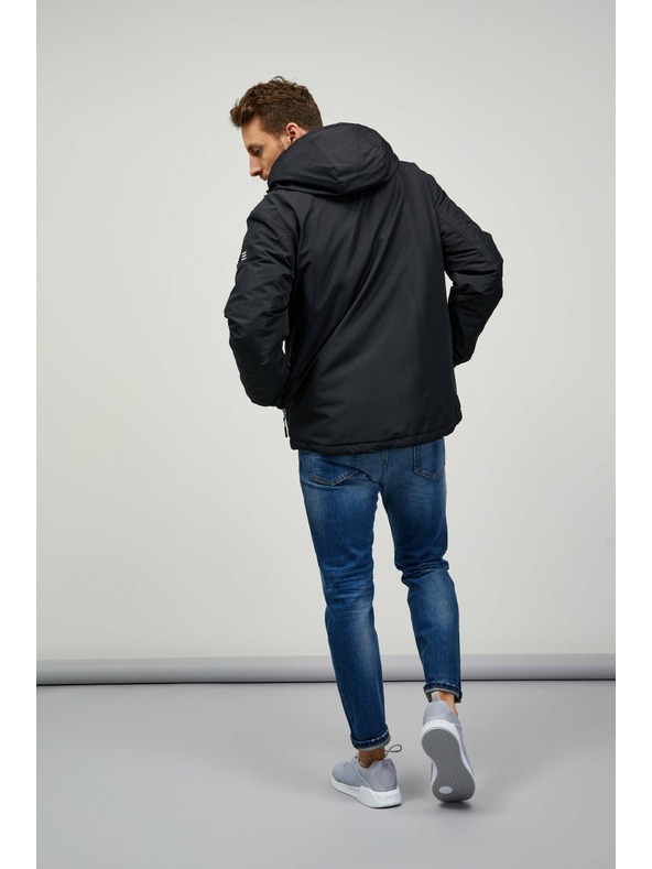 Sam 73 Černá pánská lehká bunda SAM 73 Sigmund