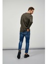 Sam 73 Khaki pánské tričko s dlouhým rukávem SAM 73 Mindart