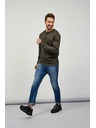 Sam 73 Khaki pánské tričko s dlouhým rukávem SAM 73 Mindart