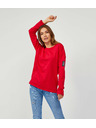 Sam 73 Červené dámské tričko s dlouhým rukávem SAM 73 Ariasa