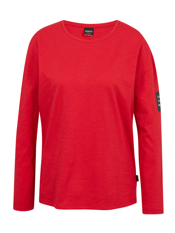 Sam 73 Červené dámské tričko s dlouhým rukávem SAM 73 Ariasa