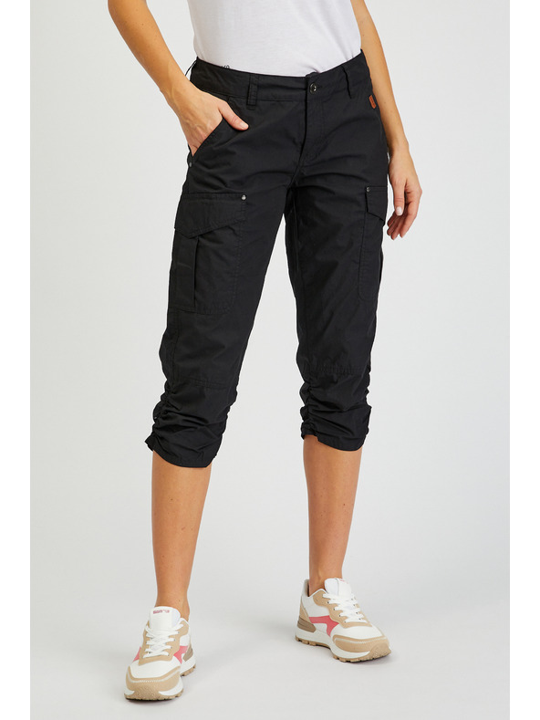 Sam 73 Černé dámské tříčtvrteční kalhoty SAM73 Fornax