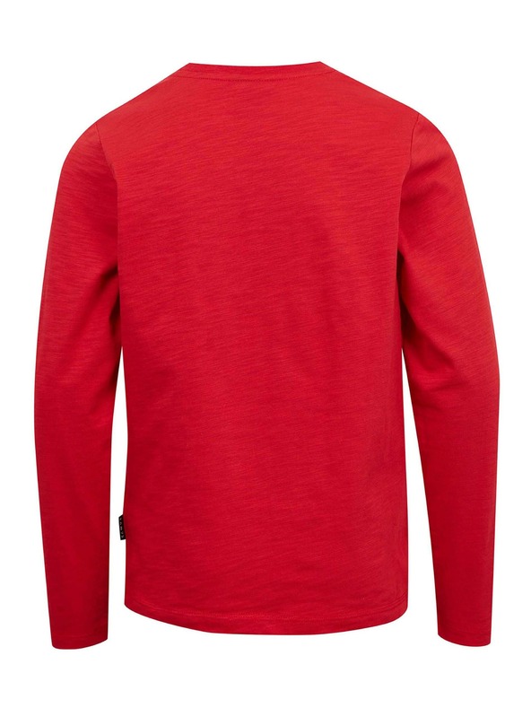 Sam 73 Červené klučičí tričko s dlouhým rukávem SAM 73 Celdor