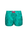 Sam 73 Tyrkysové holčičí vzorované kraťasy s kapsami SAM 73