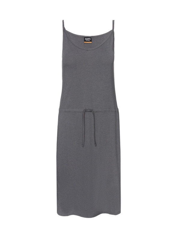 Sam 73 Šedé dámské šaty se zavazováním SAM 73