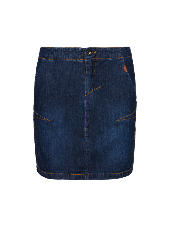 Sam 73 Tmavě modrá dámská džínová pouzdrová sukně SAM 73