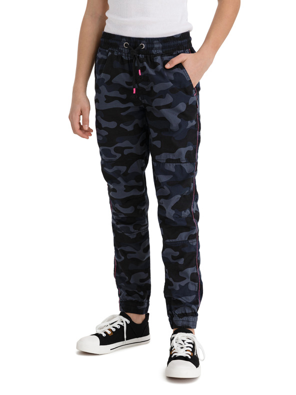 Sam 73 Tmavě modré holčičí maskáčové kalhoty SAM 73