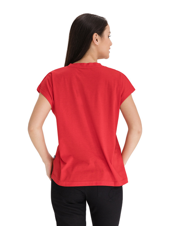 Sam 73 Červené dámské tričko s potiskem SAM 73