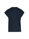 Sam 73 Tmavě modré dámské tričko s potiskem SAM 73