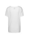 Sam 73 Bílé dámské volné tričko s potiskem SAM 73