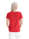 Sam 73 Červené dámské tričko s potiskem SAM 73