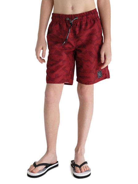 Sam 73 Červené klučičí vzorované plavky SAM 73