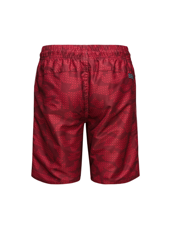 Sam 73 Červené klučičí vzorované plavky SAM 73