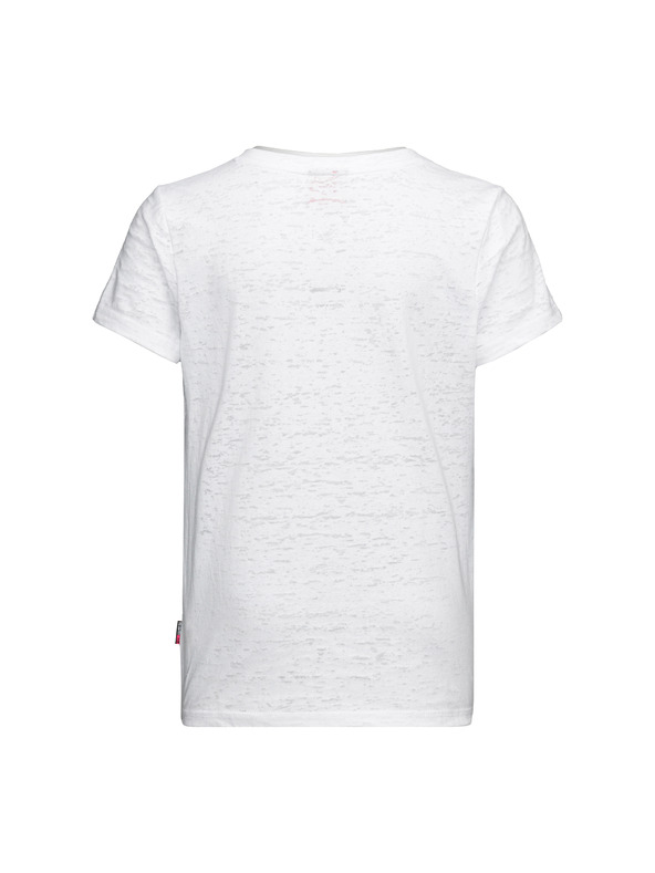 Sam 73 Bílé holčičí tričko s potiskem SAM 73