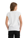 Sam 73 Bílé holčičí tričko s potiskem SAM 73