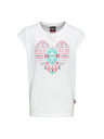 Sam 73 Bílé holčičí tričko s potiskem SAM 73