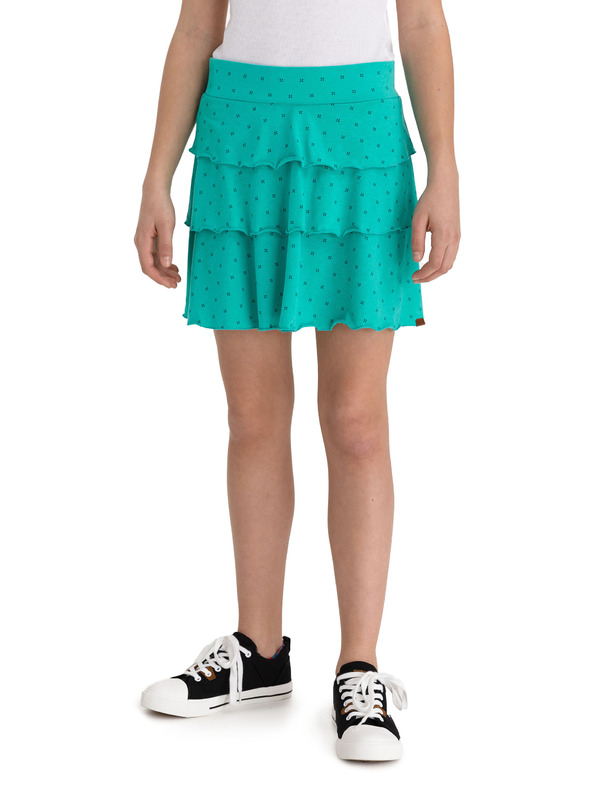 Sam 73 Tyrkysová holčičí vzorovaná sukně SAM 73