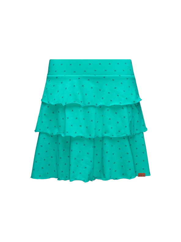 Sam 73 Tyrkysová holčičí vzorovaná sukně SAM 73
