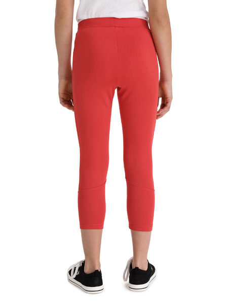 Sam 73 Červené holčičí zkrácené legíny s potiskem SAM 73