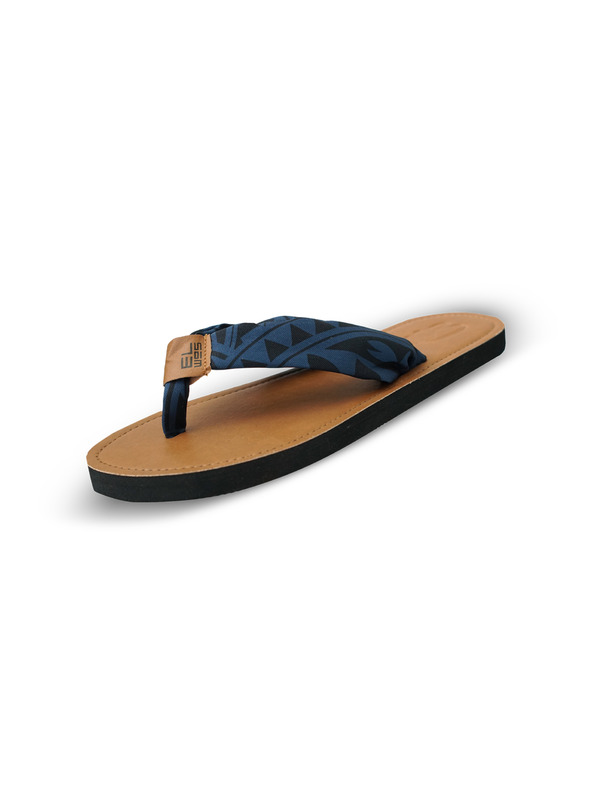 Sam 73 Modré dámské vzorované žabky SAM 73