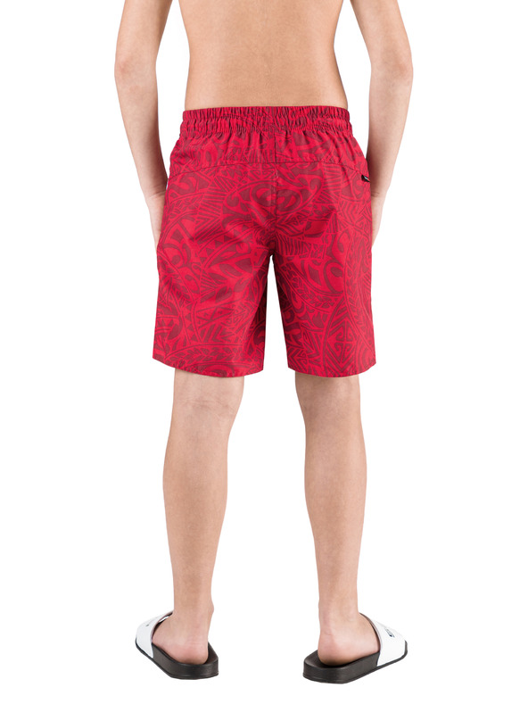 Sam 73 Červené klučičí vzorované plavky SAM 73