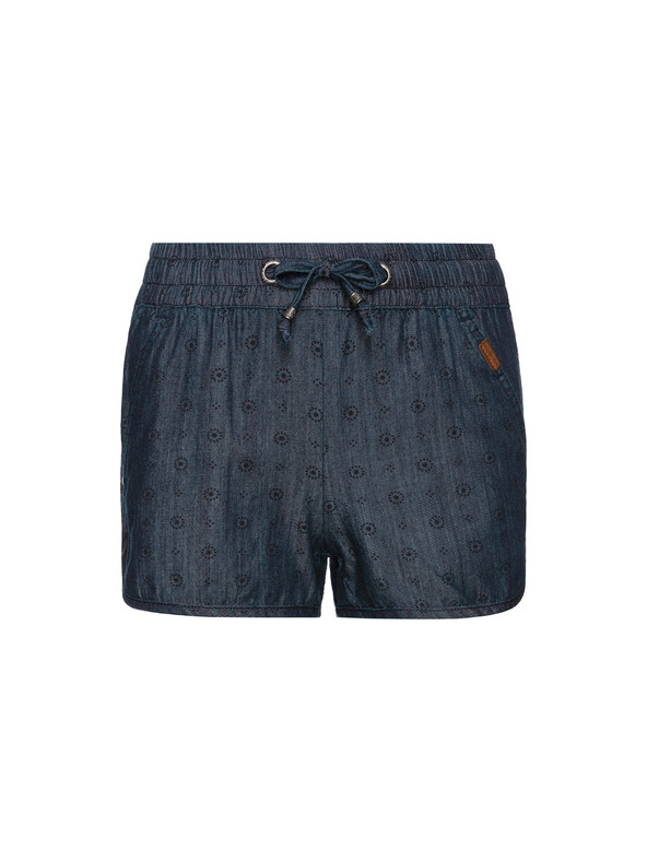 Sam 73 Tmavě modré holčičí vzorované džínové kraťasy SAM 73