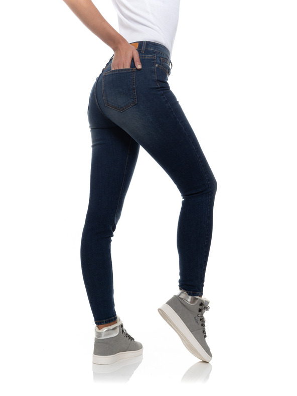 Sam 73 Modré dámské slim fit džíny Sam 73