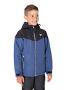 Sam 73 Černo-modrá klučičí zimní bunda s kapucí SAM 73 Luke