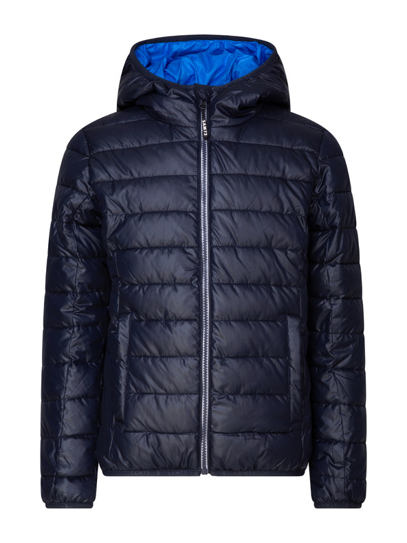 Sam 73 Tmavě modrá klučičí prošívaná zimní bunda s kapucí SAM 73 Jonah