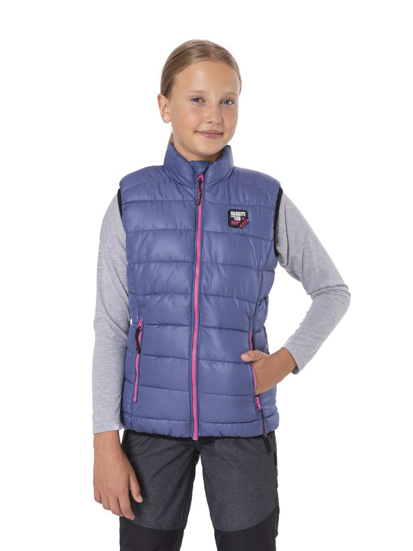 Sam 73 Modrá holčičí prošívaná vesta SAM 73 Rani