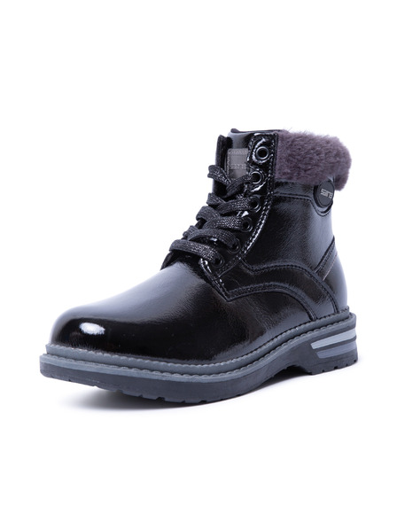 Sam 73 Černé klučičí kotníkové boty s umělým kožíškem SAM 73 Naomi