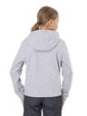 Sam 73 Světle šedá holčičí mikina s potiskem a s kapucí SAM 73 Donna