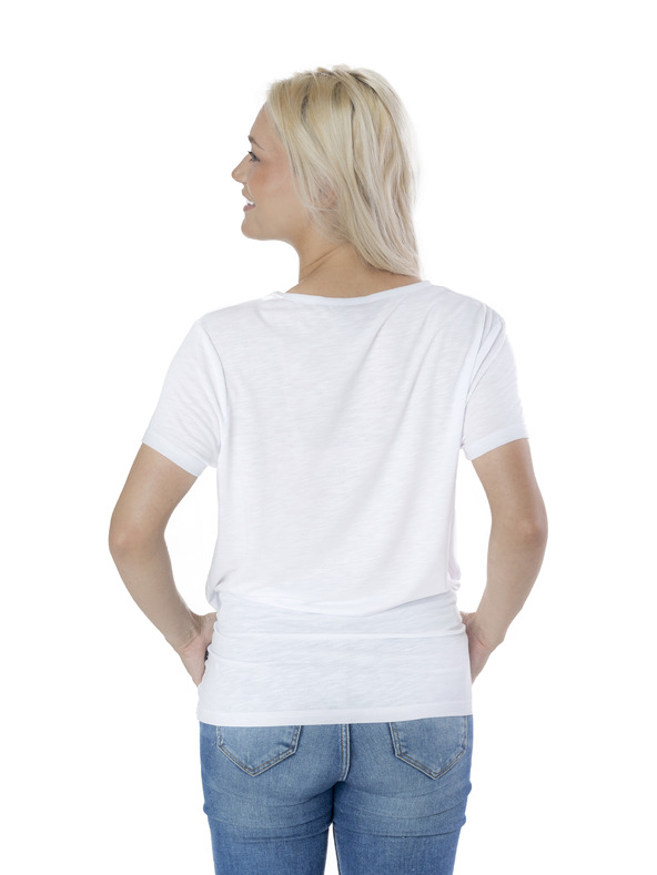 Sam 73 Bílé dámské tričko s potiskem SAM 73 Arias