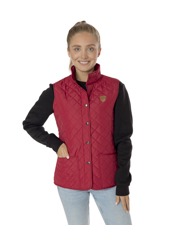 Sam 73 Červená dámská prošívaná vesta Sam 73 Martha