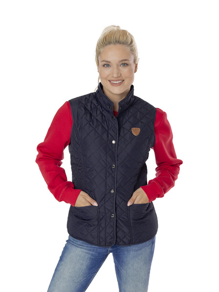 Sam 73 Tmavě modrá dámská prošívaná vesta Sam 73 Martha