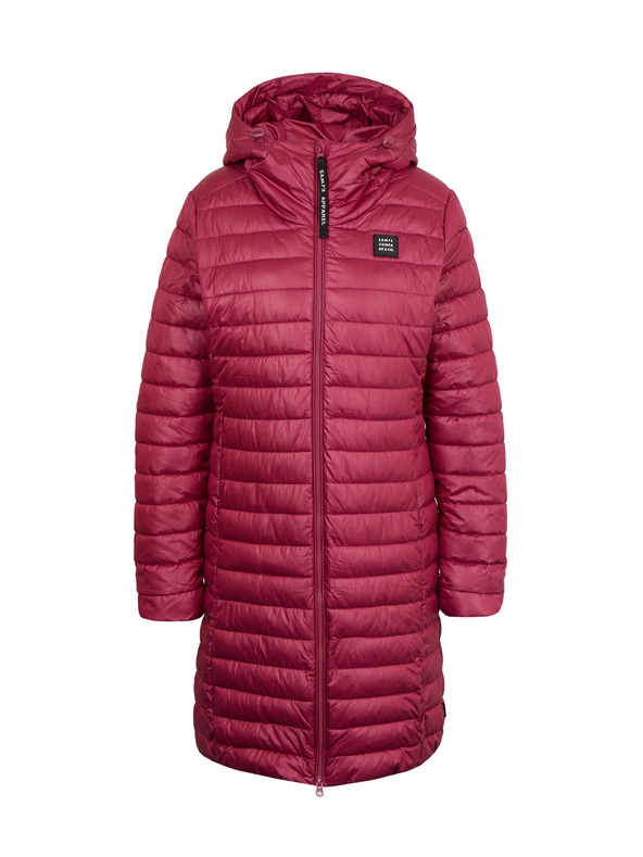 Sam 73 Tmavě růžový dámský prošívaný kabát Sam 73