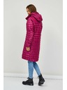 Sam 73 Tmavě růžový dámský prošívaný kabát Sam 73