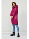 Sam 73 Tmavě růžový dámský prošívaný kabát Sam 73