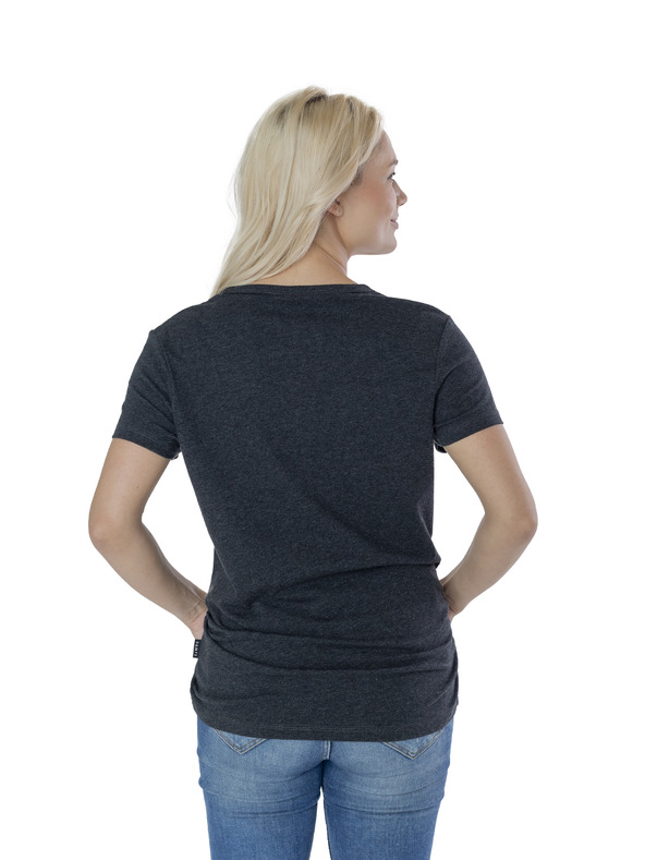 Sam 73 Tmavě šedé dámské tričko SAM 73