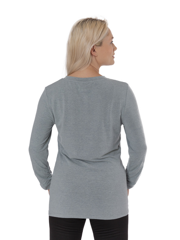 Sam 73 Světle šedé dámské tričko SAM 73