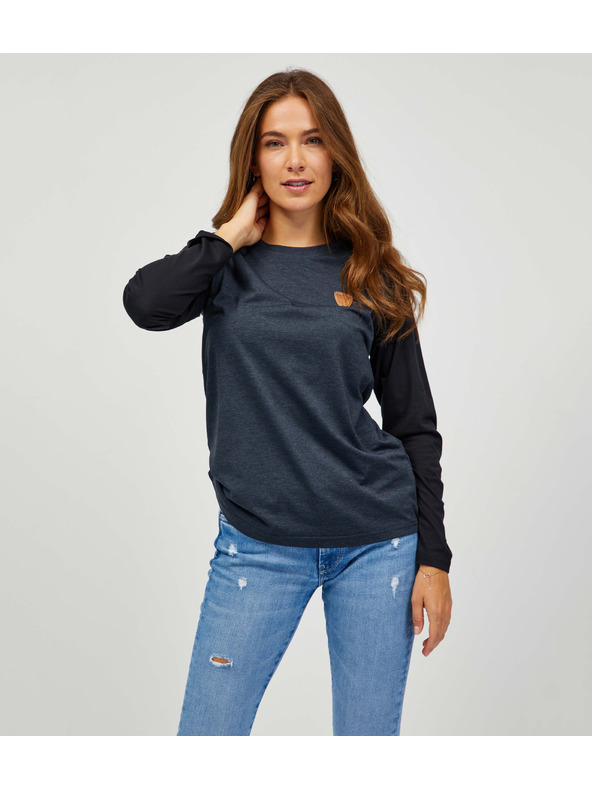 Sam 73 Tmavě šedé dámské tričko SAM 73