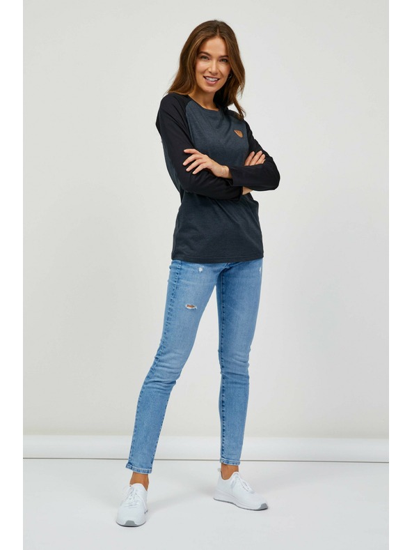 Sam 73 Tmavě šedé dámské tričko SAM 73