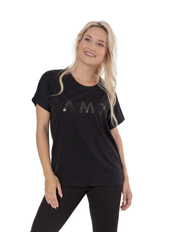 Sam 73 Černé dámské tričko s potiskem SAM 73
