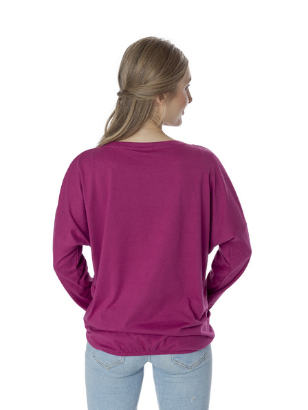 Sam 73 Tmavě růžové dámské tričko SAM 73