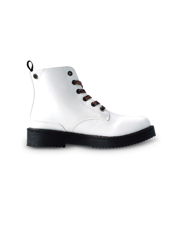 Sam 73 Bílé dámské kotníkové boty Sam 73 Elizabeth