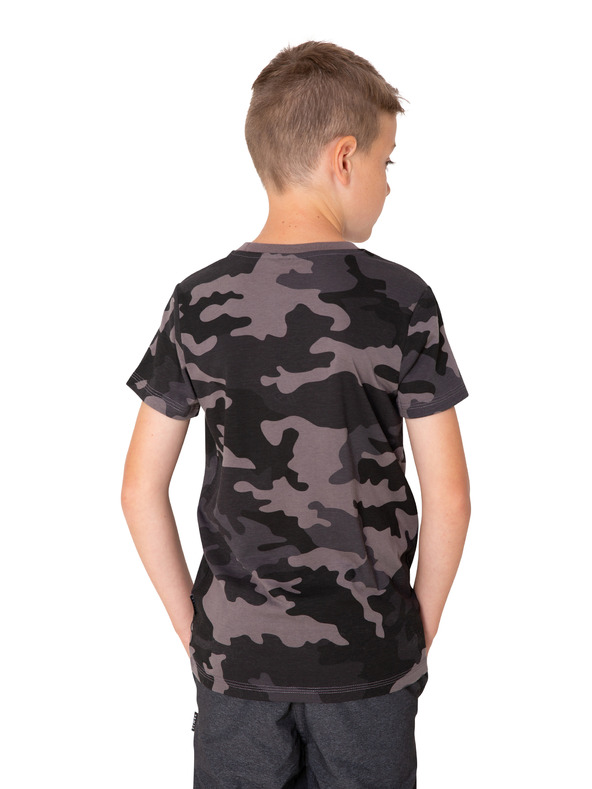 Sam 73 Šedé klučičí maskáčové tričko SAM 73